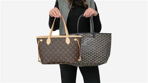 fashionphile neverfull|neverfull vs goyard.